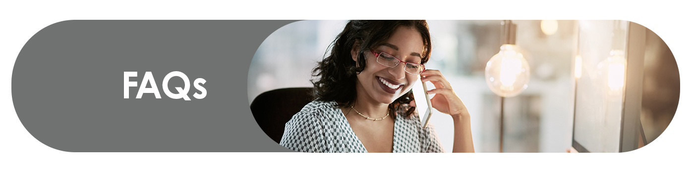 Client sitting at desk contacting Plaza with frequently asked question