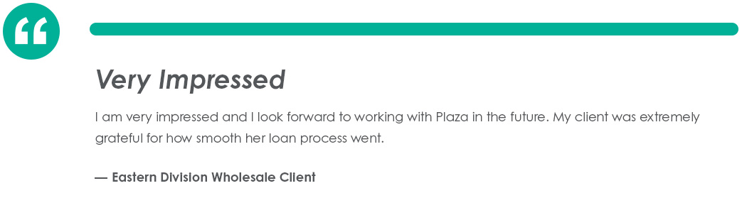 Testimonial from Eastern Division Wholesale Client